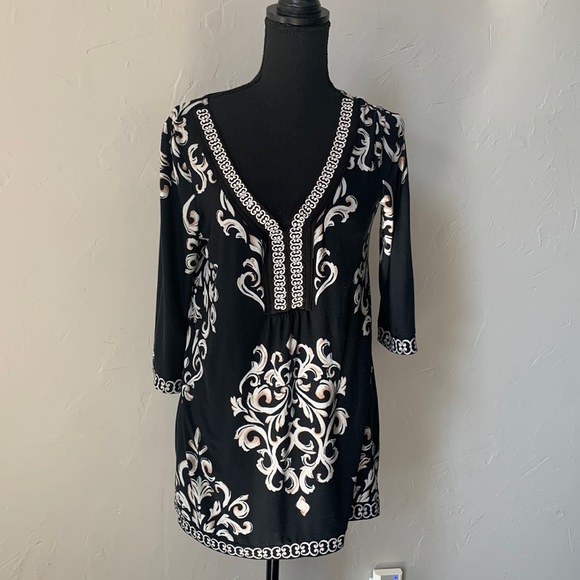 White House Black Market Tunic Top - Picture 1 of 4